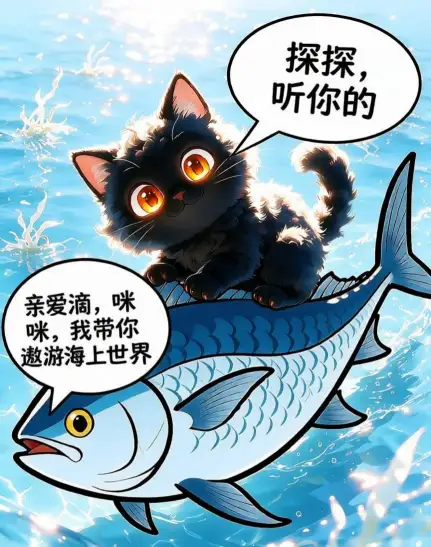 鱼说新语,鱼说NEWS,黑猫警长和探探警长